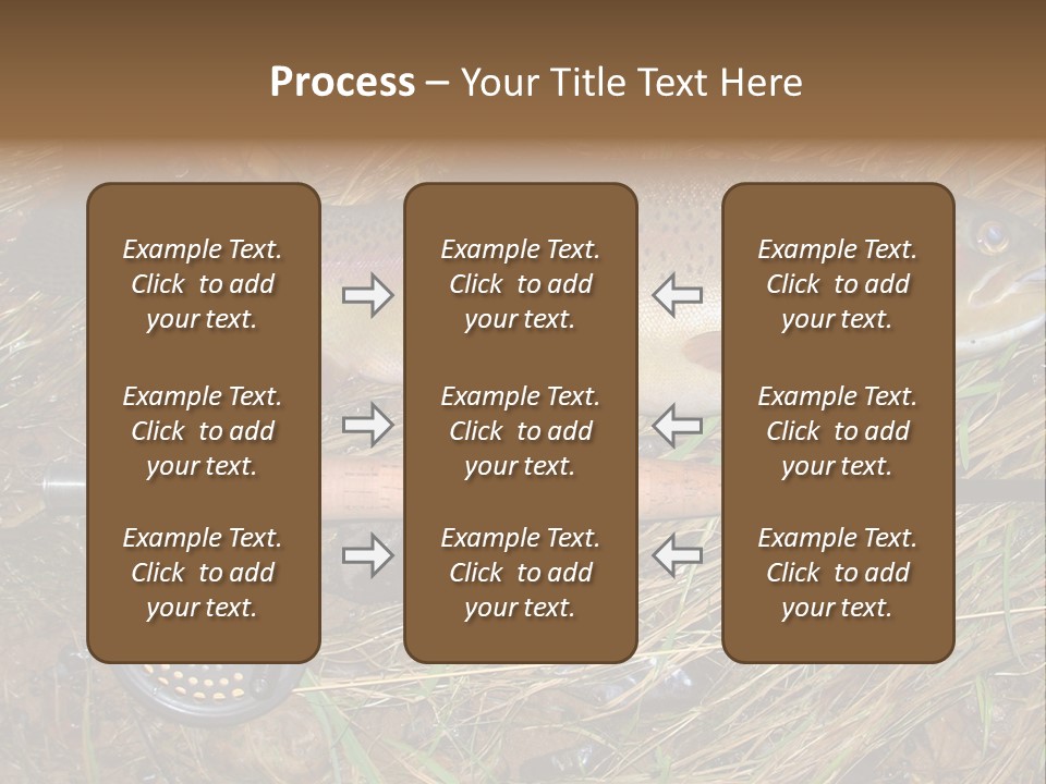 A Fish On The Ground Next To A Fishing Rod PowerPoint Template