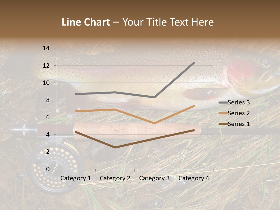 A Fish On The Ground Next To A Fishing Rod PowerPoint Template