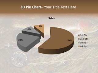 A Fish On The Ground Next To A Fishing Rod PowerPoint Template