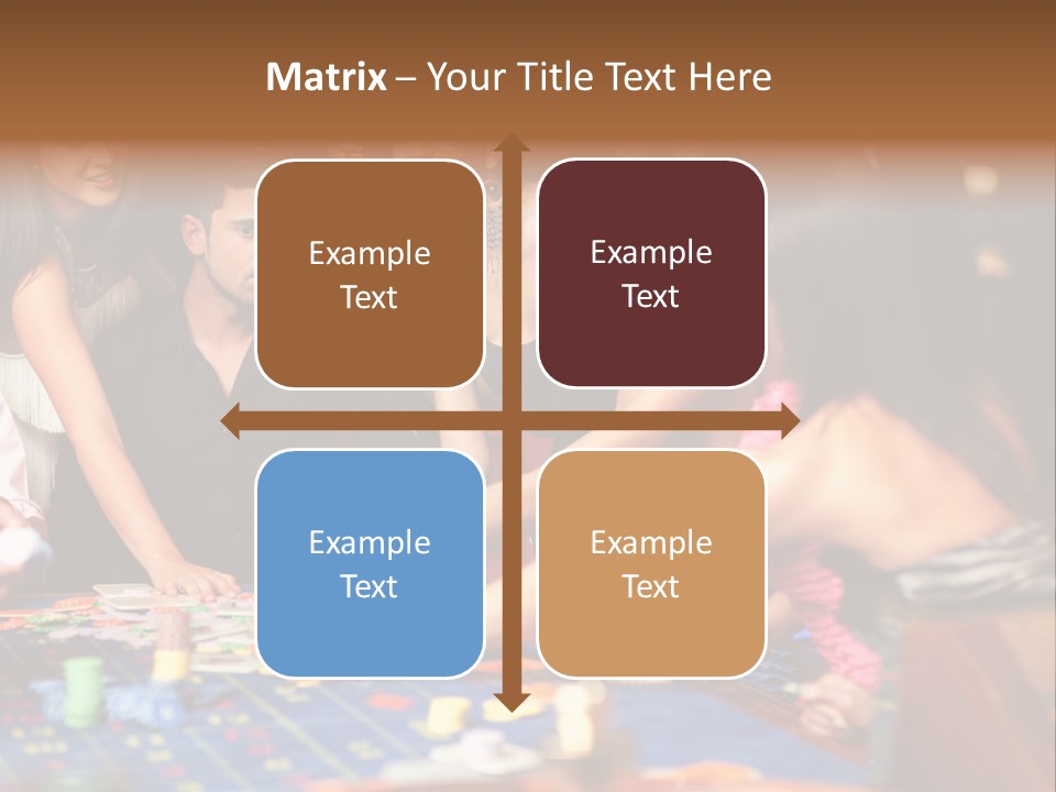 Trees Roofs Calm PowerPoint Template