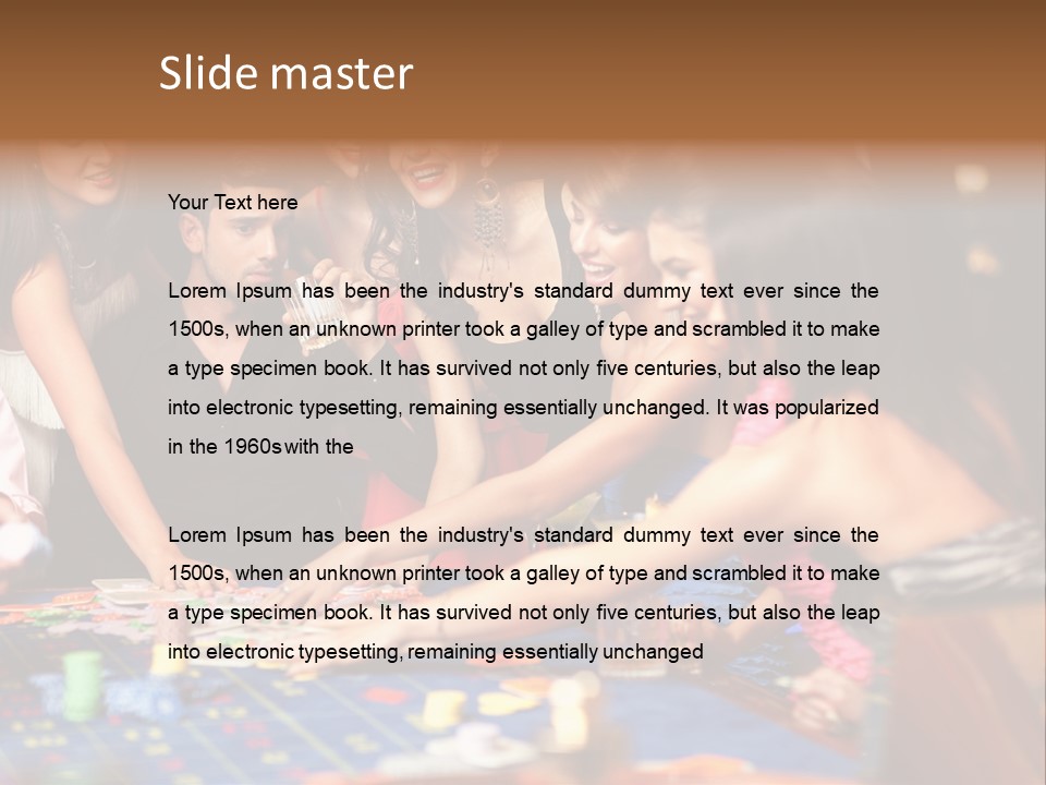 Trees Roofs Calm PowerPoint Template