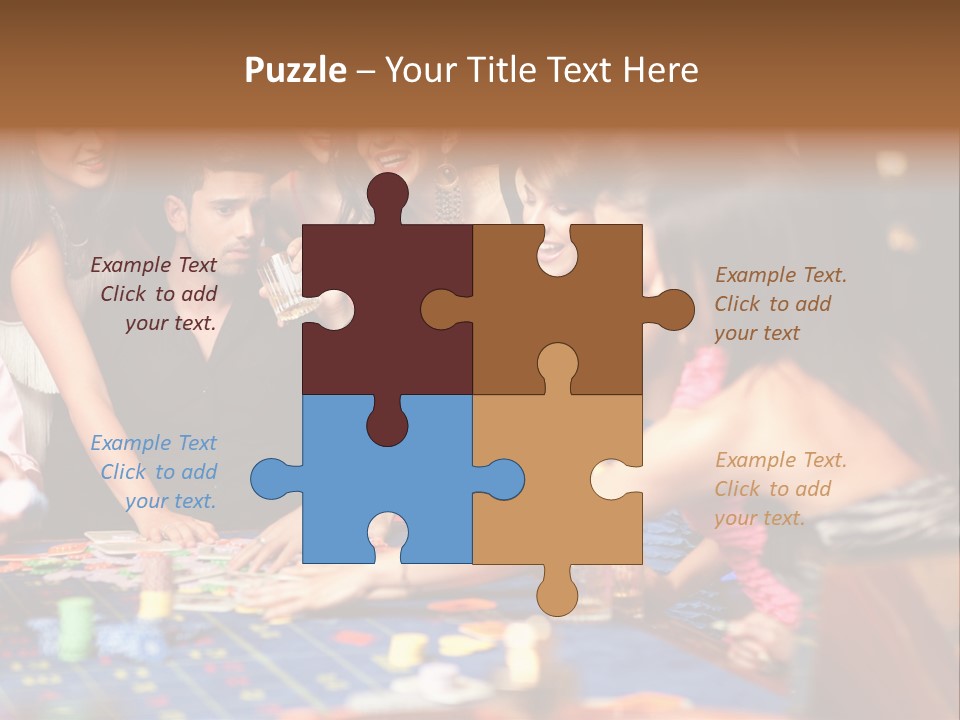 Trees Roofs Calm PowerPoint Template