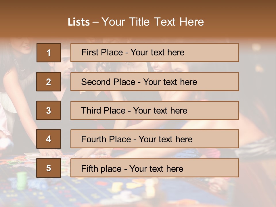 Trees Roofs Calm PowerPoint Template