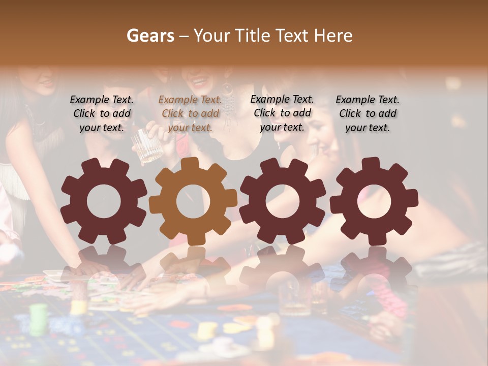 Trees Roofs Calm PowerPoint Template