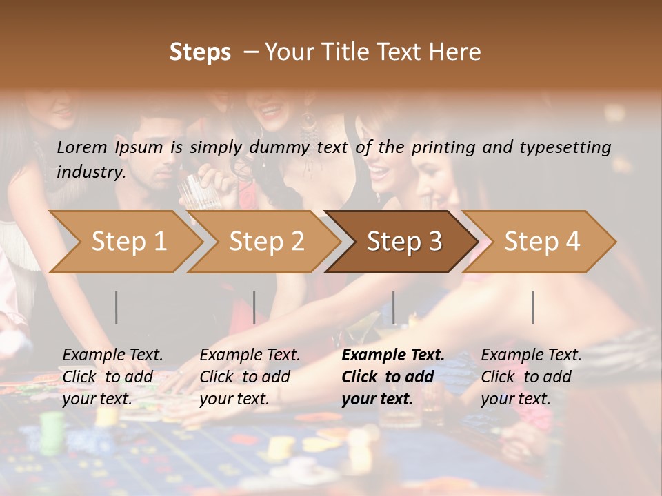 Trees Roofs Calm PowerPoint Template