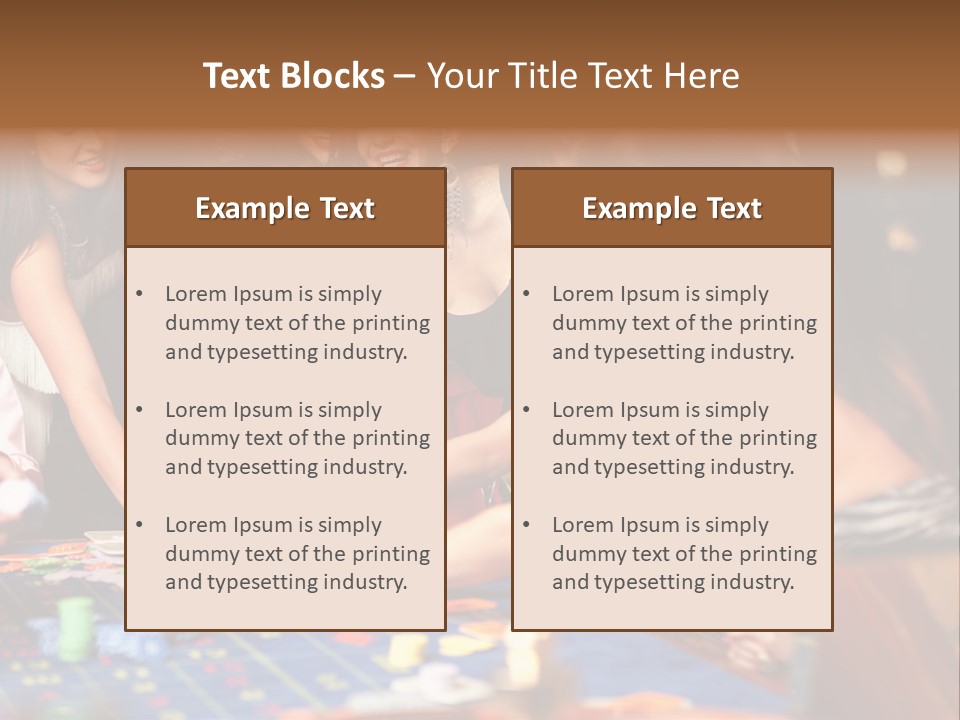 Trees Roofs Calm PowerPoint Template