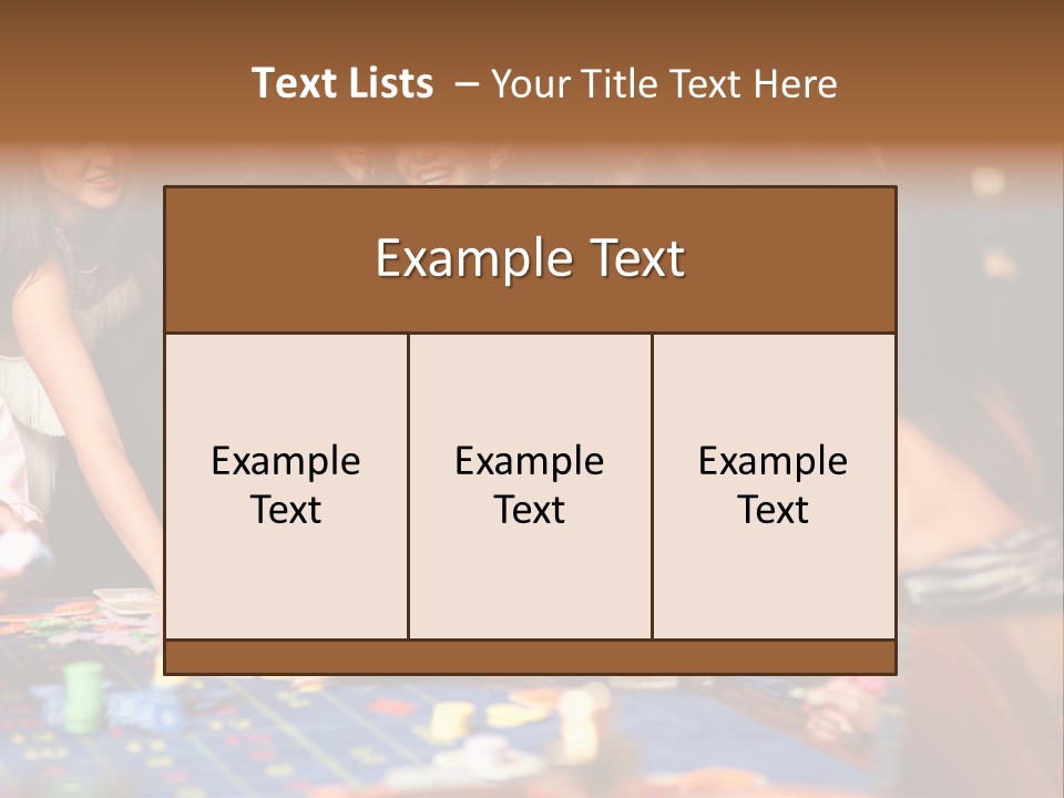 Trees Roofs Calm PowerPoint Template