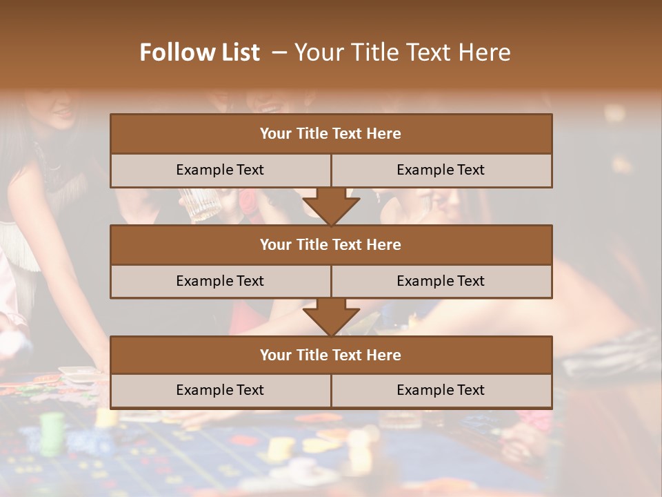 Trees Roofs Calm PowerPoint Template