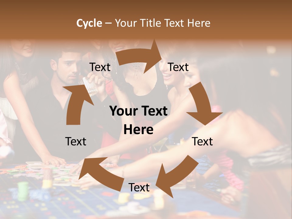 Trees Roofs Calm PowerPoint Template