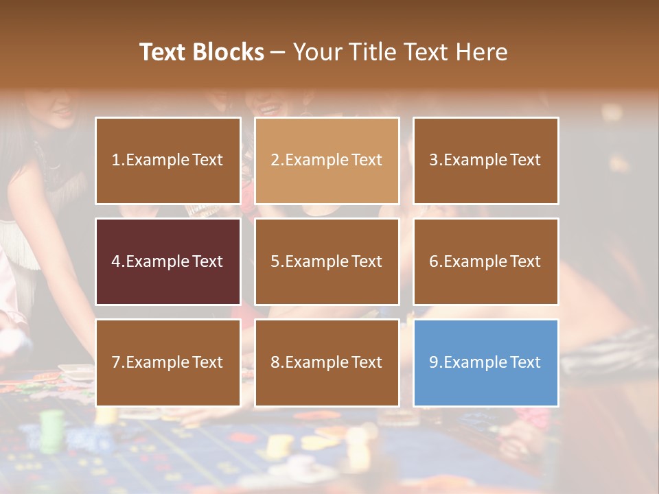 Trees Roofs Calm PowerPoint Template