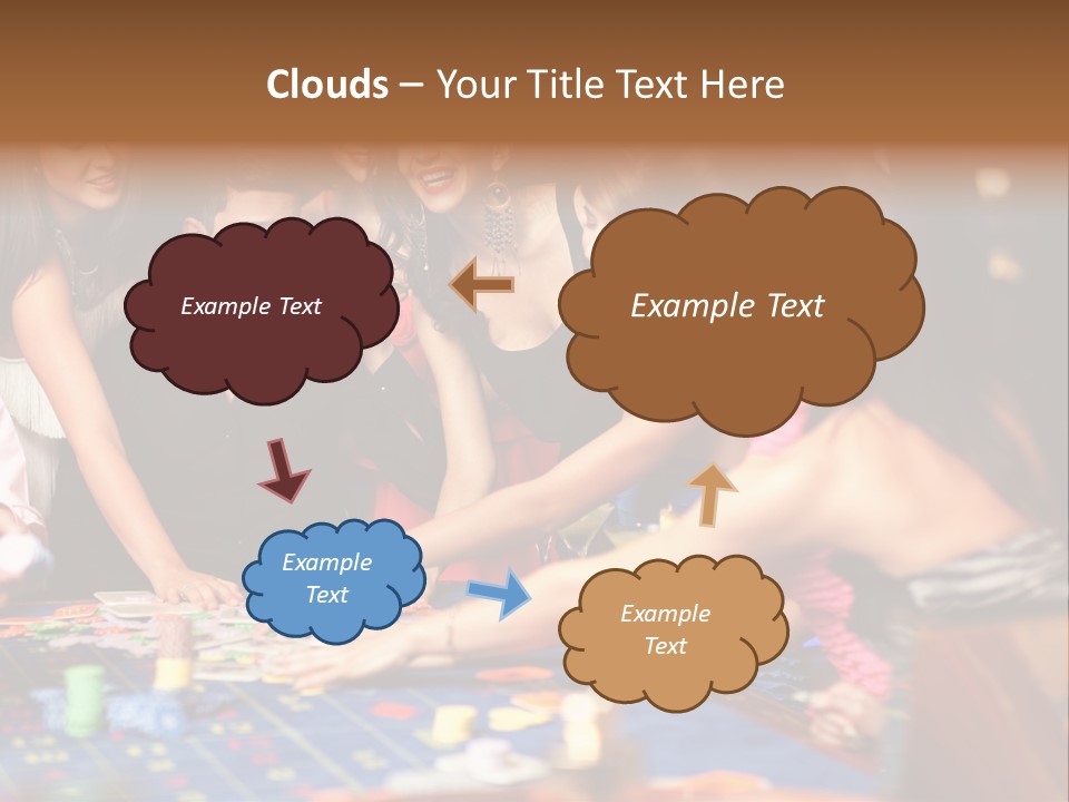 Trees Roofs Calm PowerPoint Template