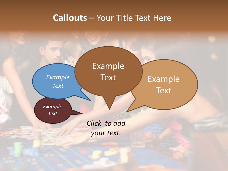 Trees Roofs Calm PowerPoint Template