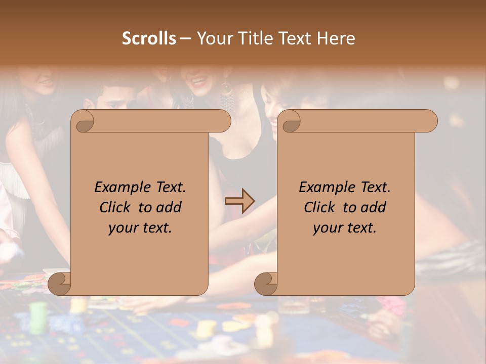 Trees Roofs Calm PowerPoint Template