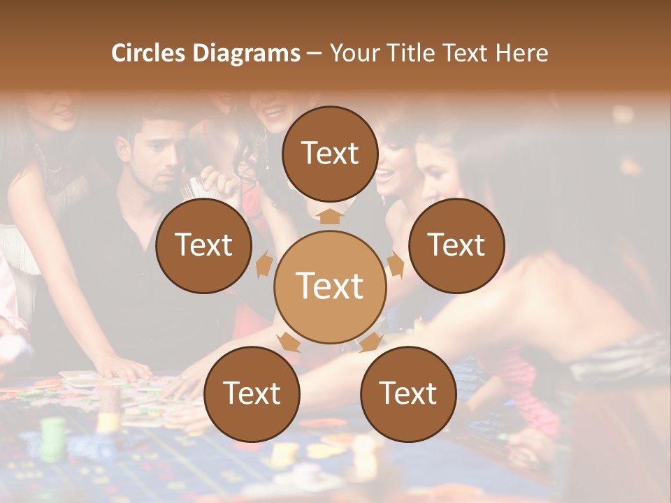 Trees Roofs Calm PowerPoint Template