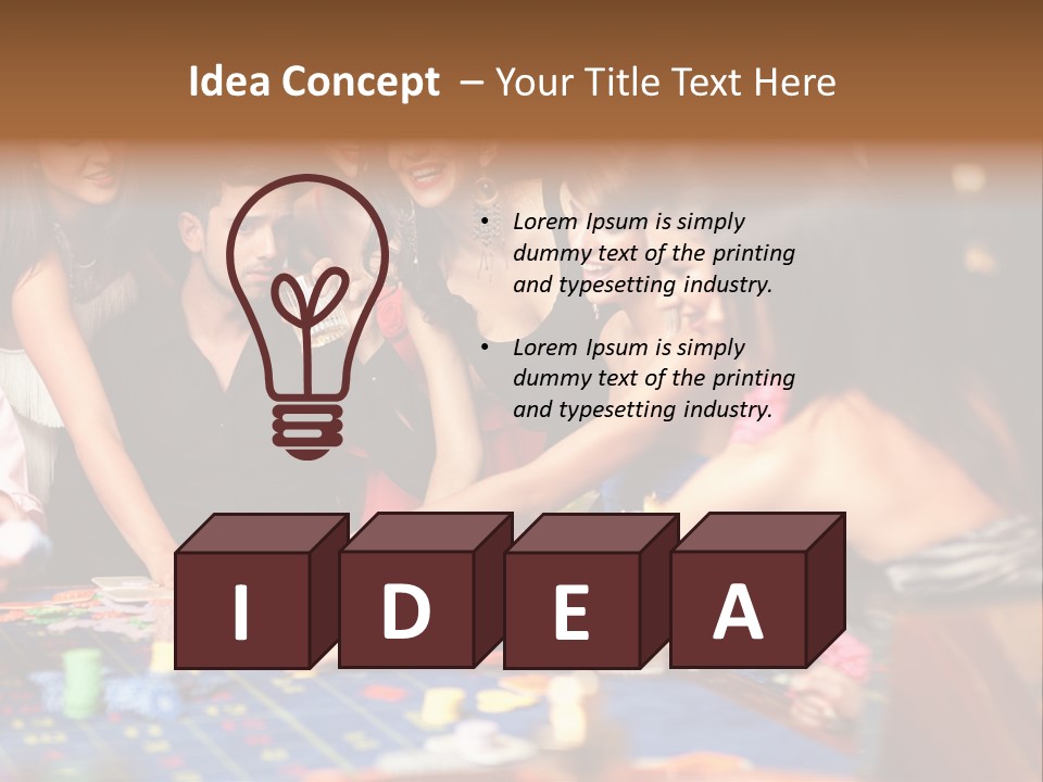 Trees Roofs Calm PowerPoint Template