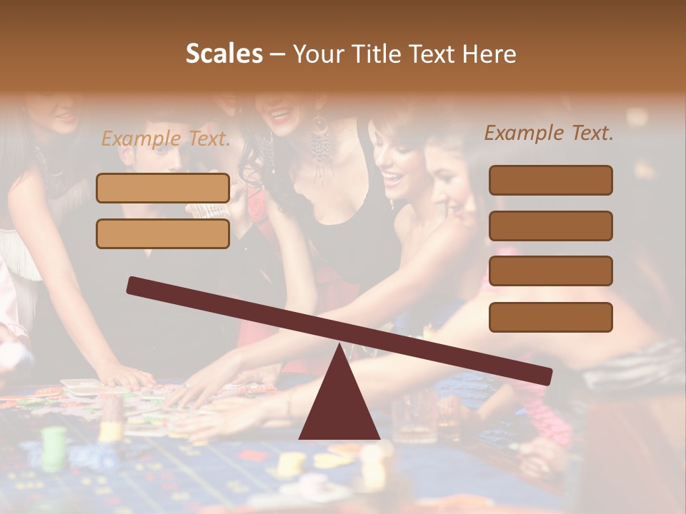 Trees Roofs Calm PowerPoint Template