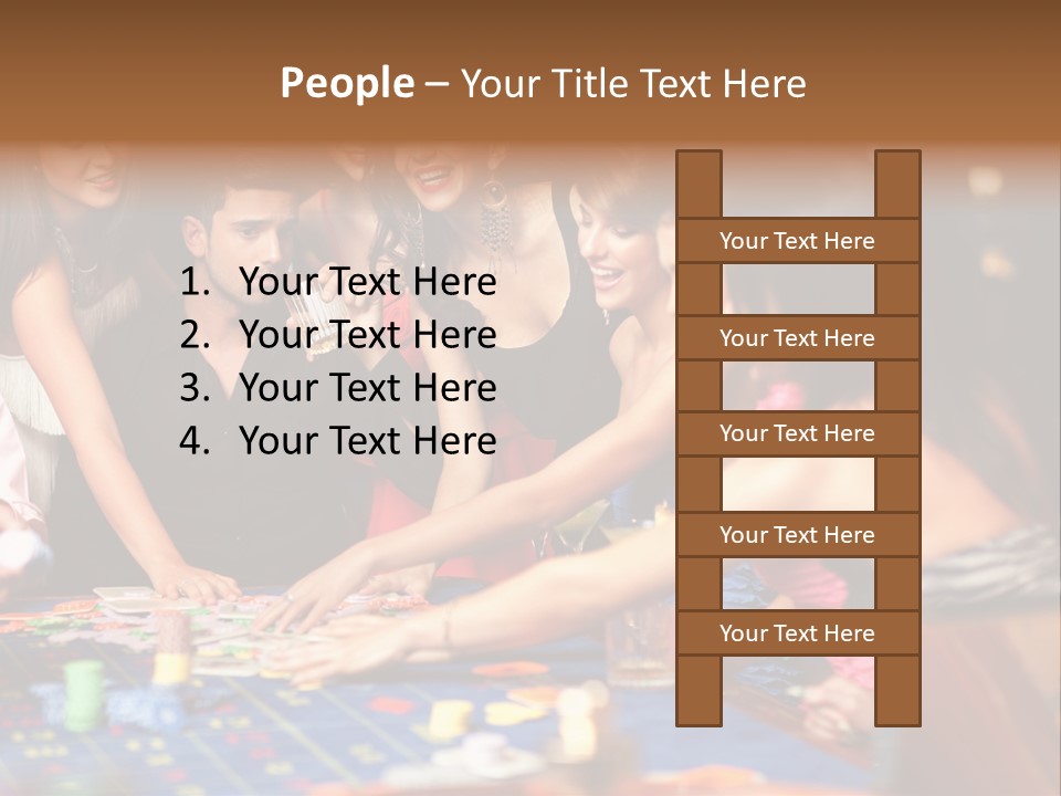 Trees Roofs Calm PowerPoint Template