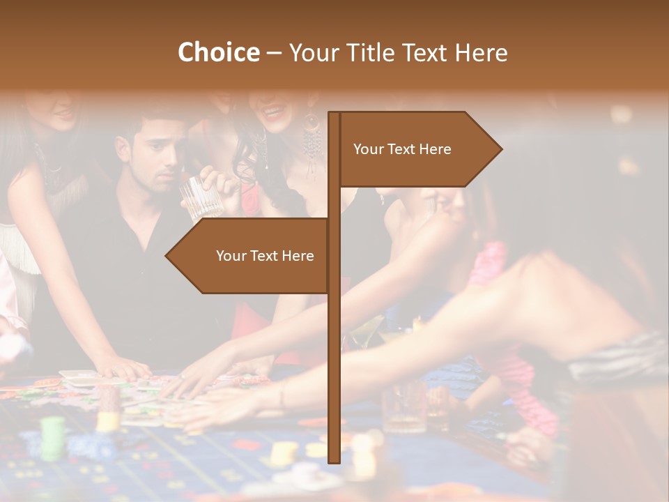 Trees Roofs Calm PowerPoint Template