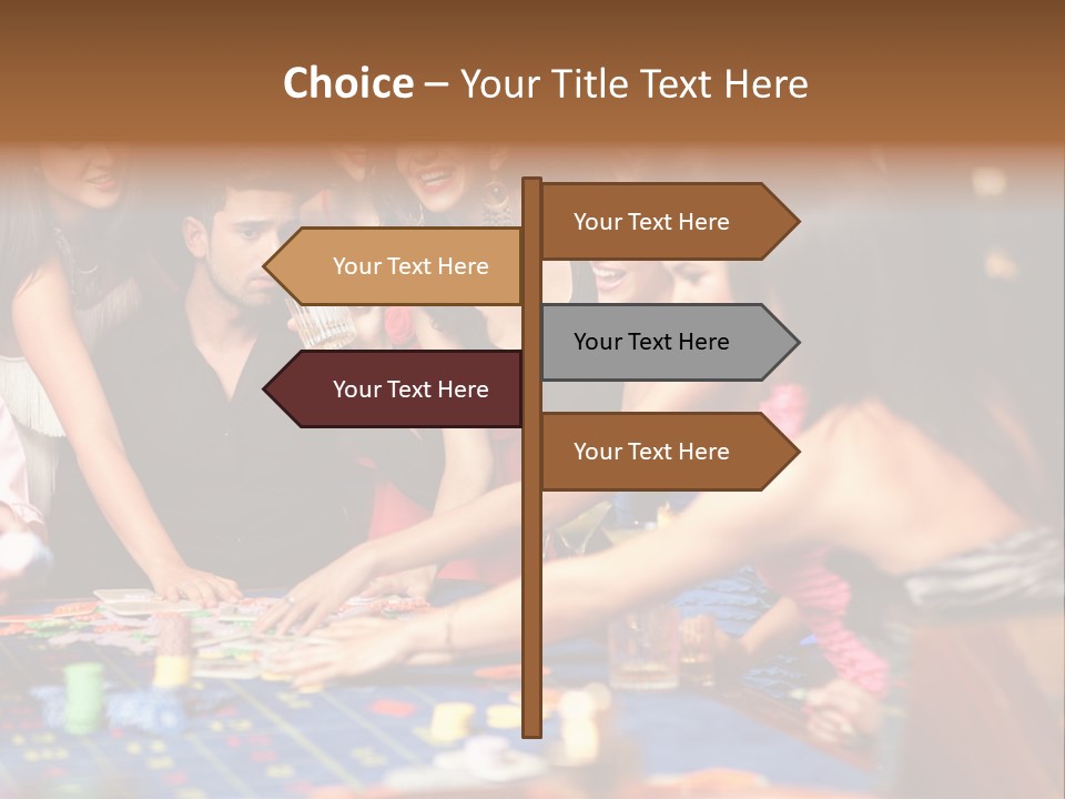 Trees Roofs Calm PowerPoint Template
