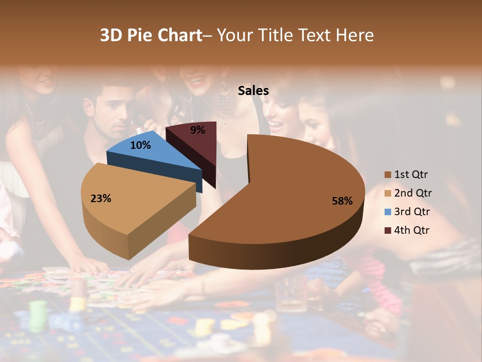 Trees Roofs Calm PowerPoint Template