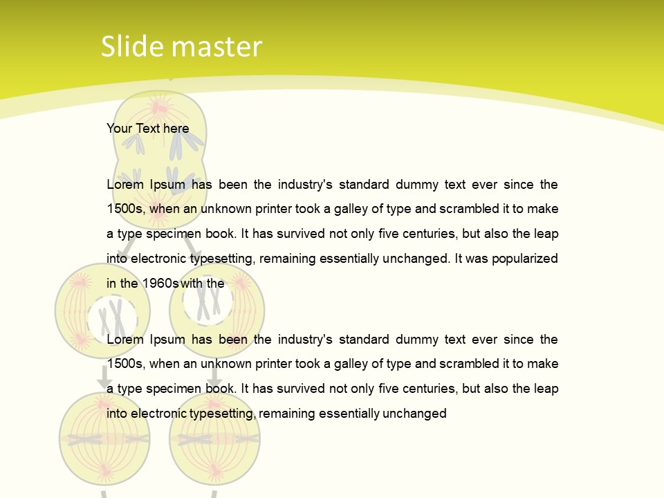 Organelle Cycle Tissue PowerPoint Template