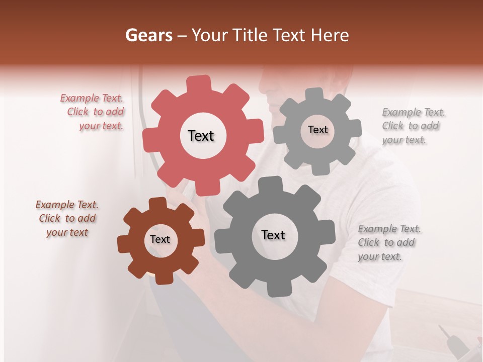 Male Hand Remodel PowerPoint Template