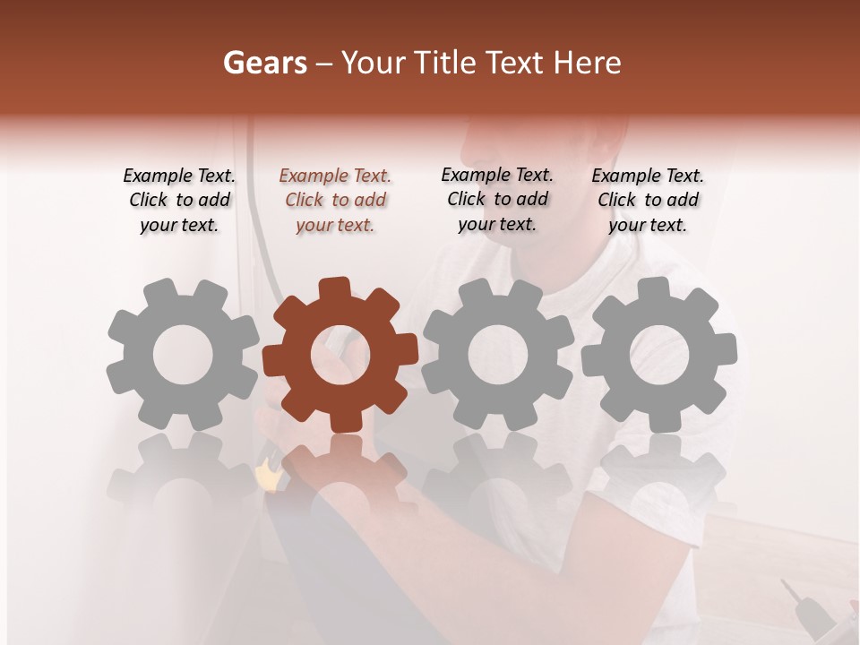 Male Hand Remodel PowerPoint Template