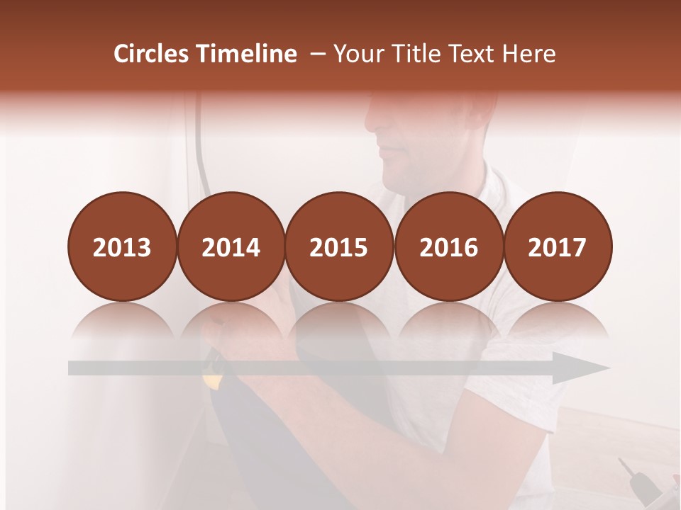 Male Hand Remodel PowerPoint Template