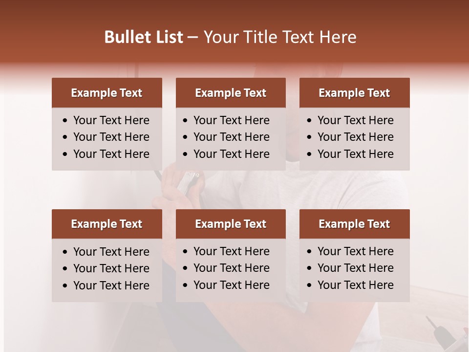 Male Hand Remodel PowerPoint Template