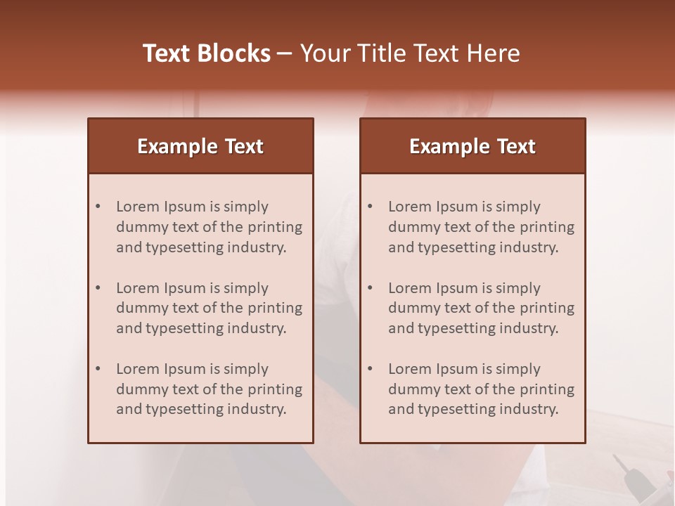 Male Hand Remodel PowerPoint Template