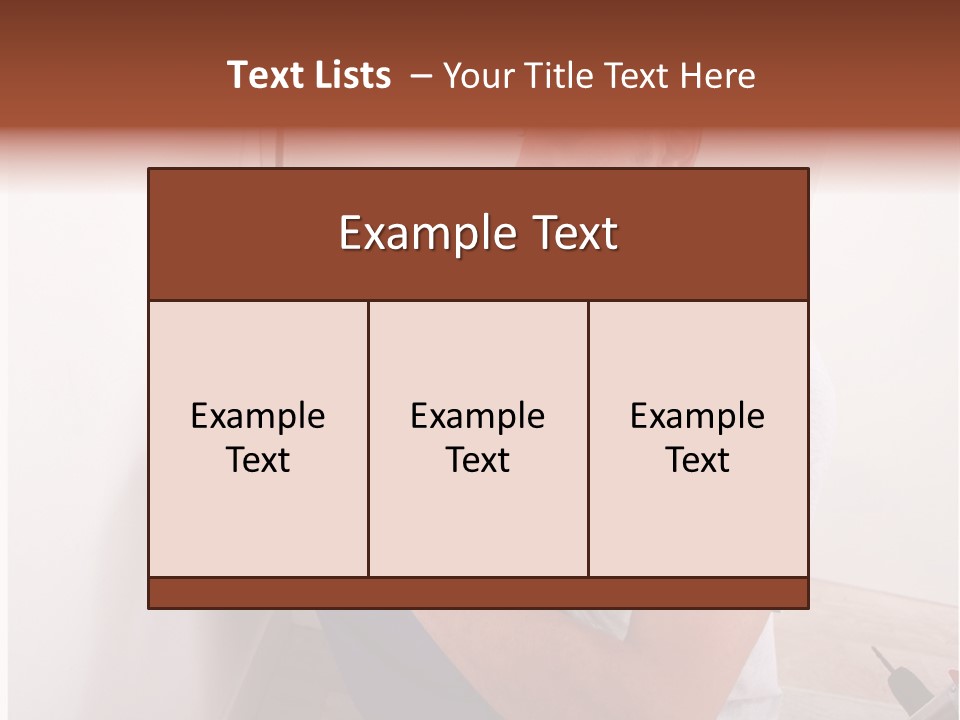 Male Hand Remodel PowerPoint Template
