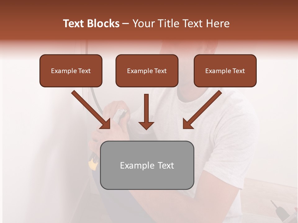 Male Hand Remodel PowerPoint Template