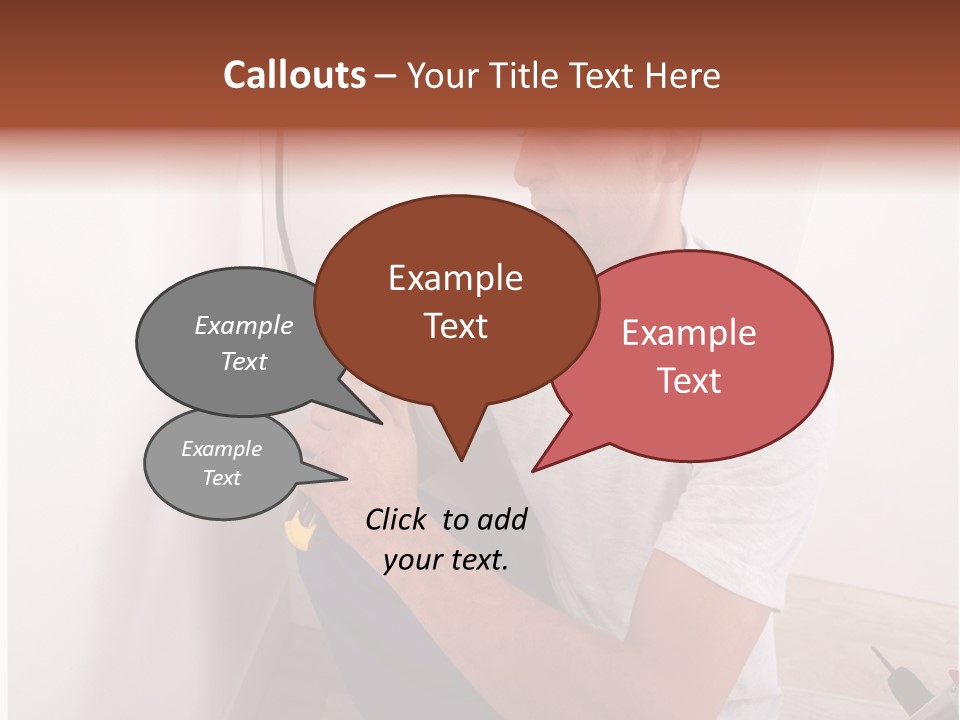 Male Hand Remodel PowerPoint Template