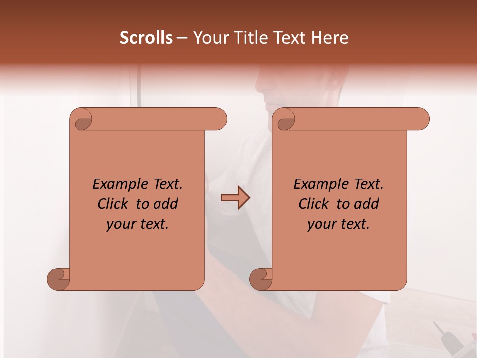 Male Hand Remodel PowerPoint Template