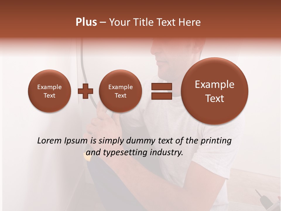Male Hand Remodel PowerPoint Template