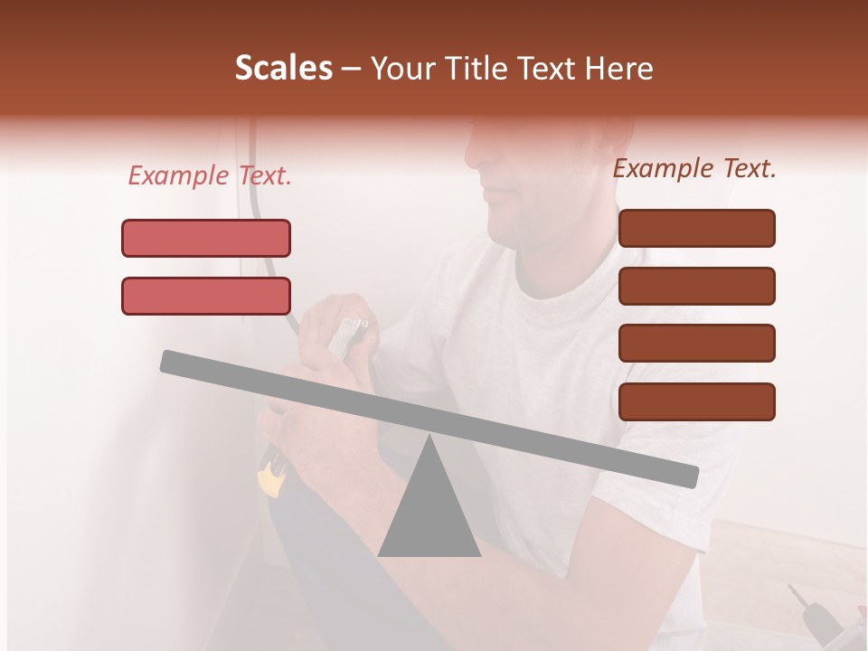 Male Hand Remodel PowerPoint Template