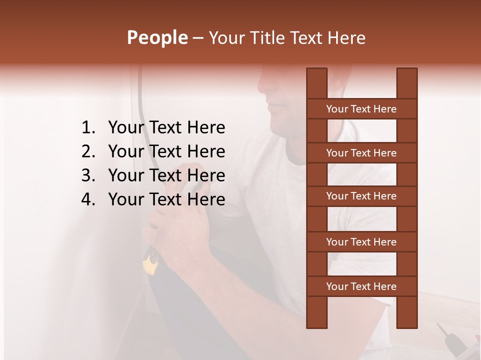 Male Hand Remodel PowerPoint Template