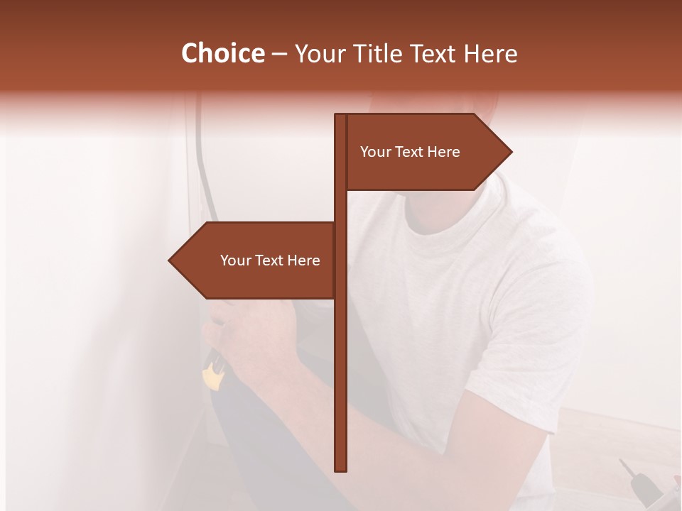 Male Hand Remodel PowerPoint Template