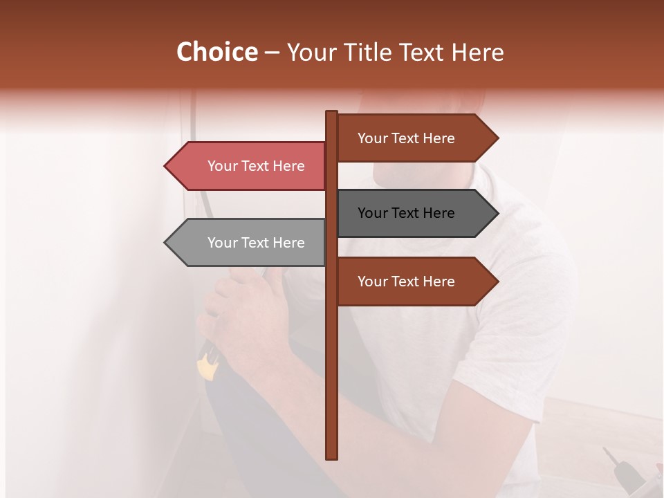 Male Hand Remodel PowerPoint Template