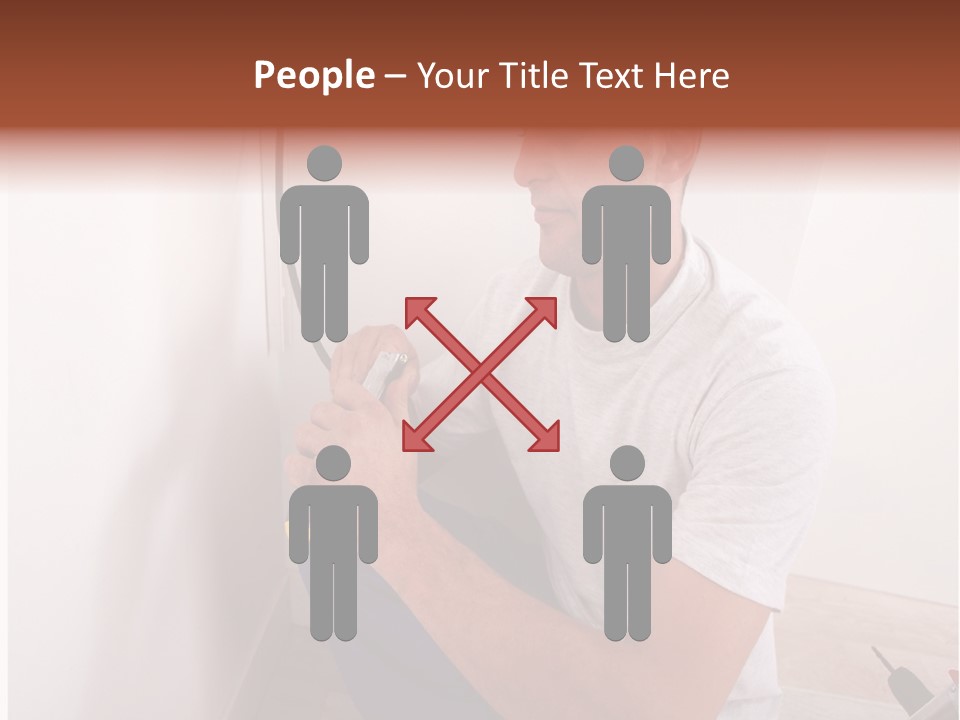 Male Hand Remodel PowerPoint Template