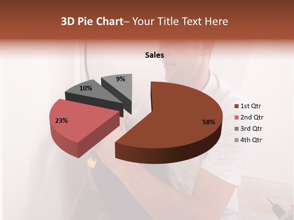 Male Hand Remodel PowerPoint Template