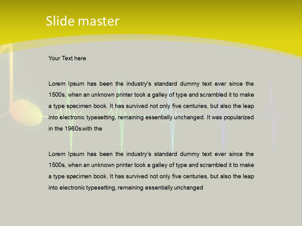 Colorful Rainbow Healthy PowerPoint Template