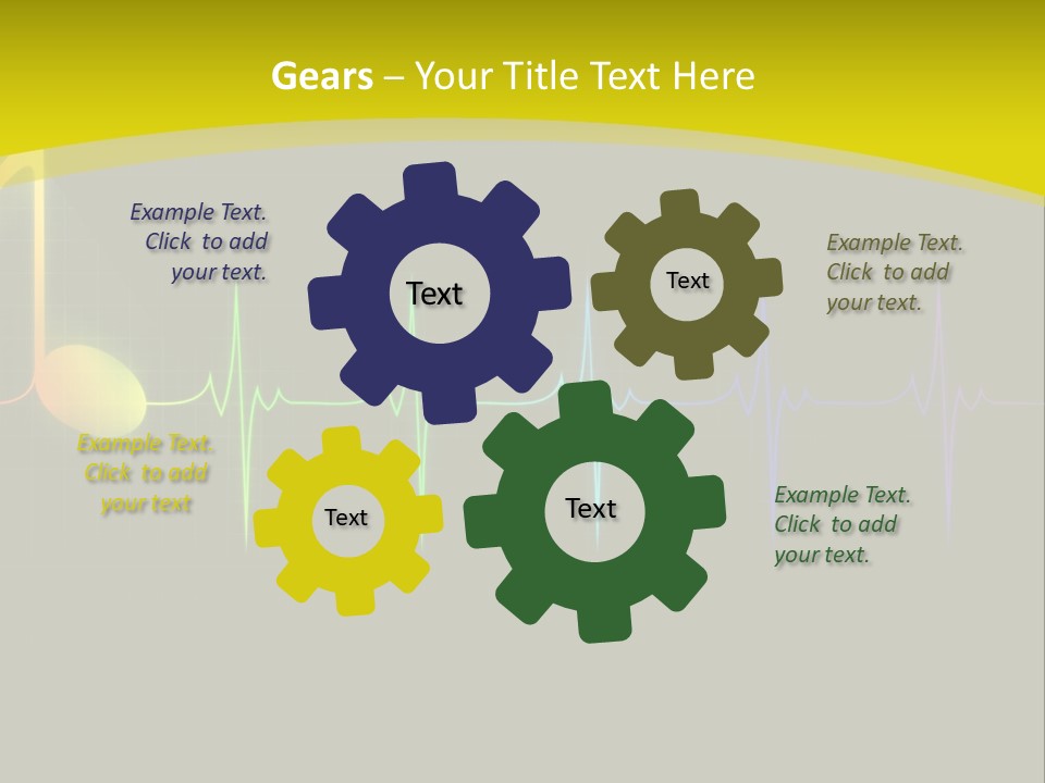 Colorful Rainbow Healthy PowerPoint Template