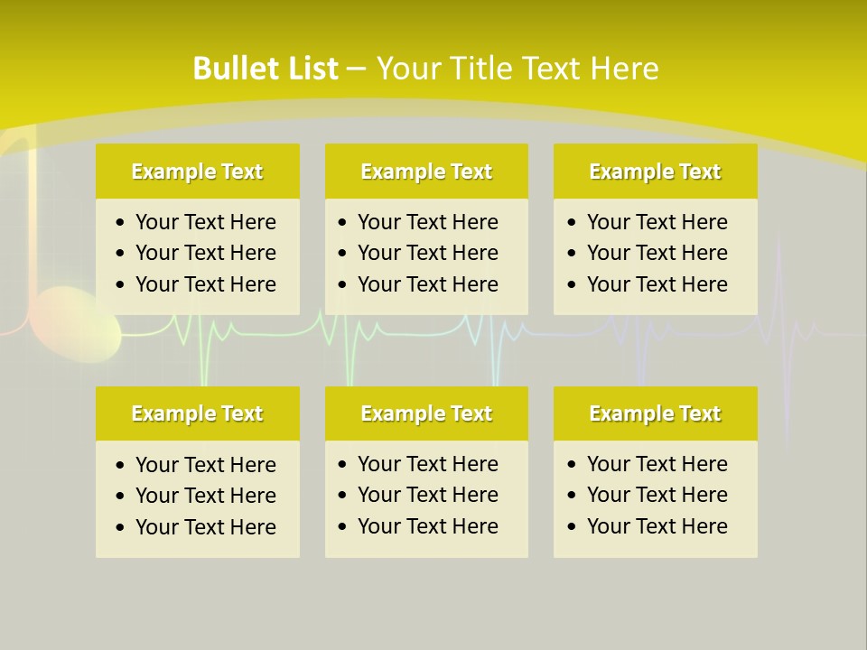 Colorful Rainbow Healthy PowerPoint Template