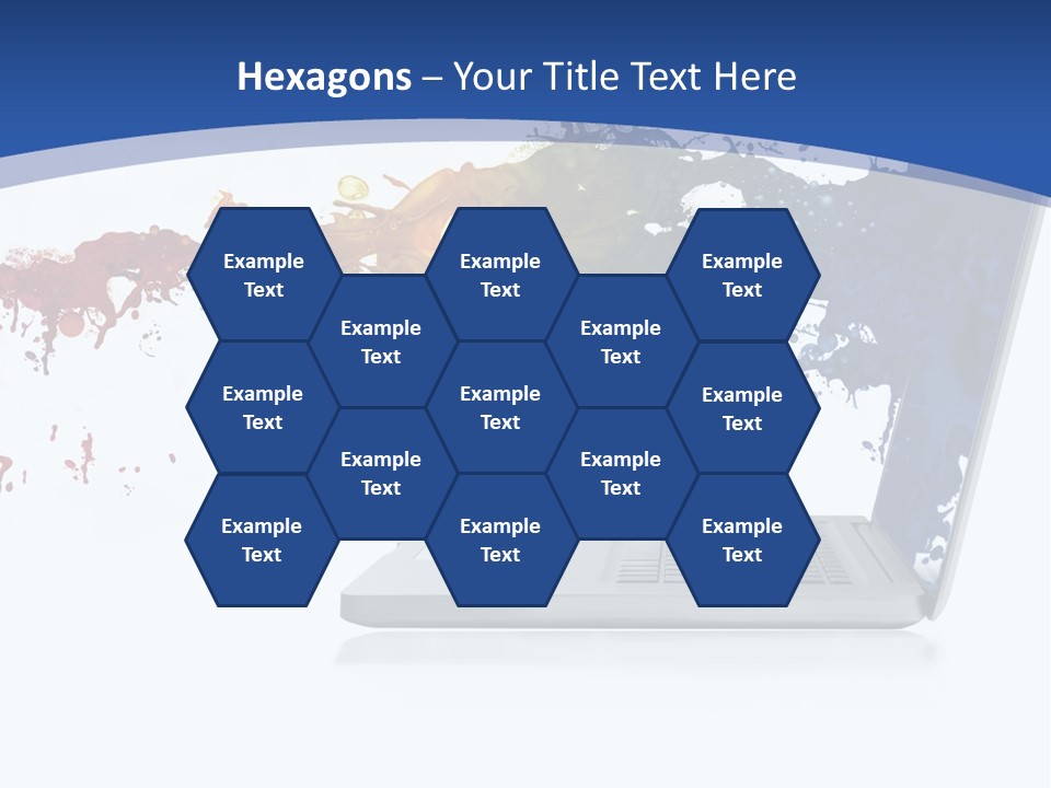 Silver Partnership Glitter PowerPoint Template