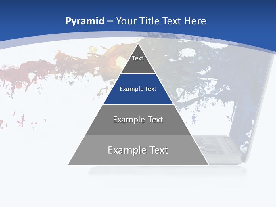 Silver Partnership Glitter PowerPoint Template