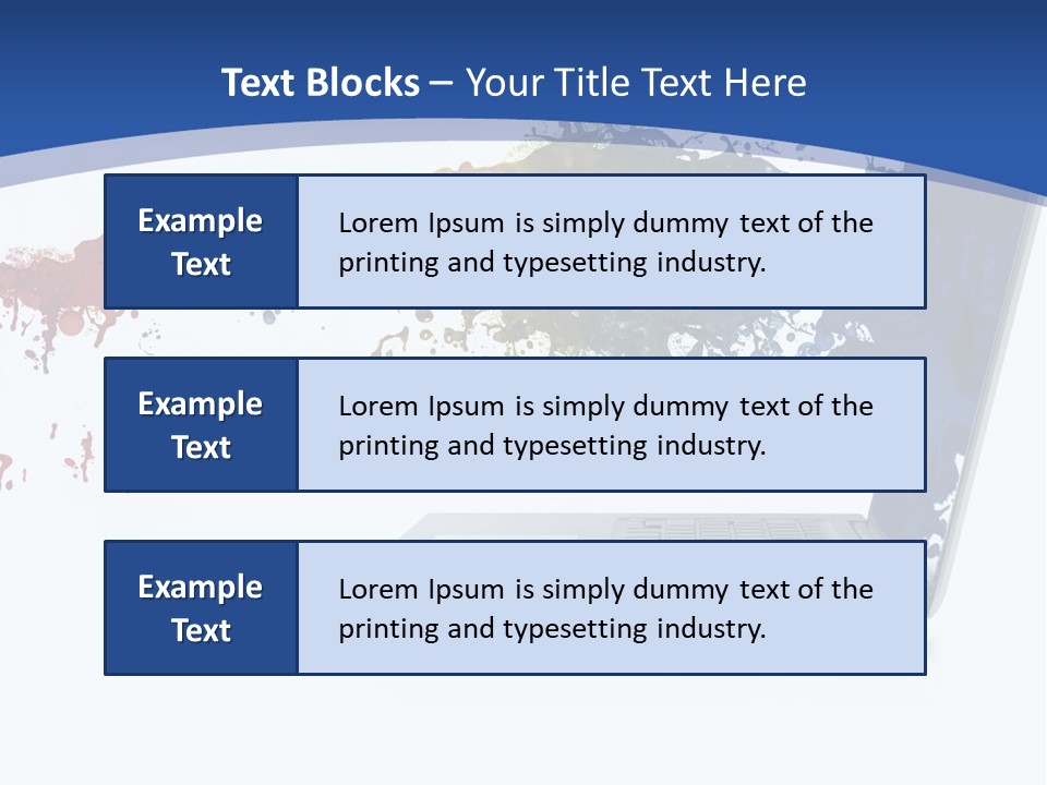 Silver Partnership Glitter PowerPoint Template