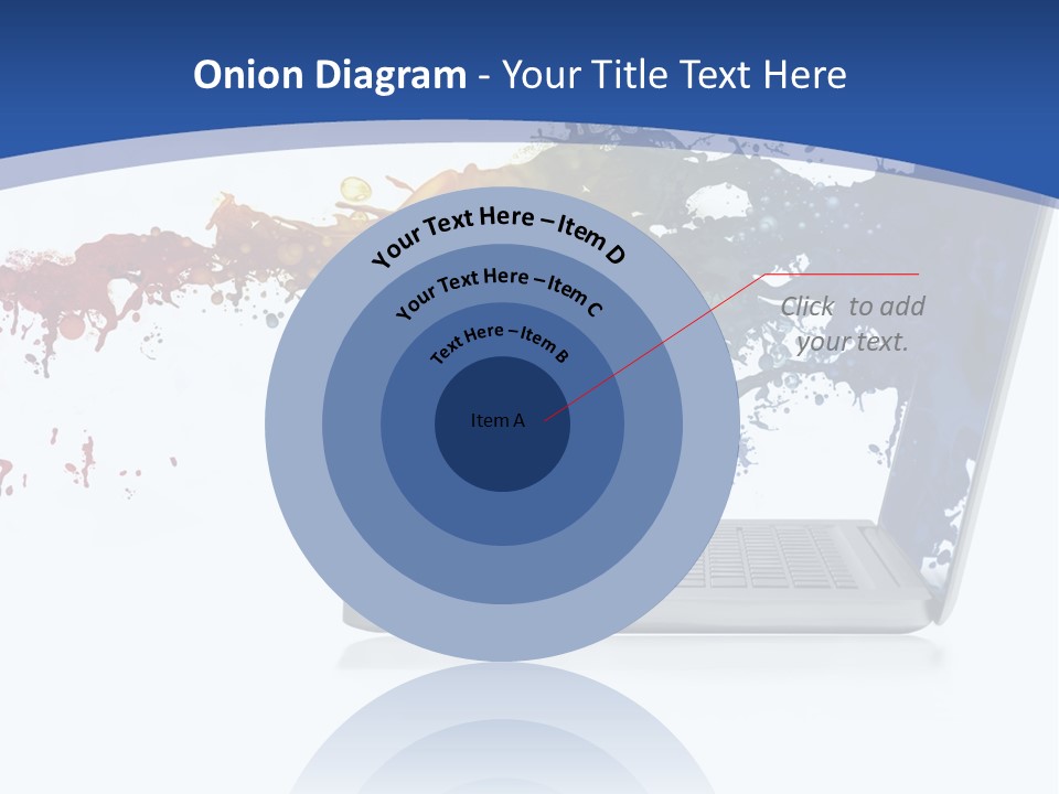 Silver Partnership Glitter PowerPoint Template