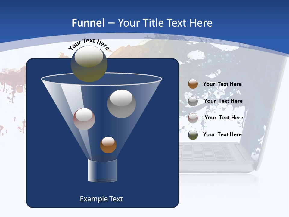 Silver Partnership Glitter PowerPoint Template