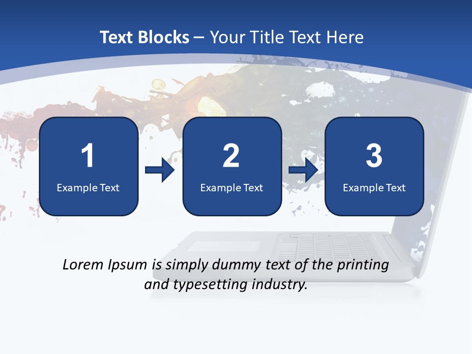 Silver Partnership Glitter PowerPoint Template